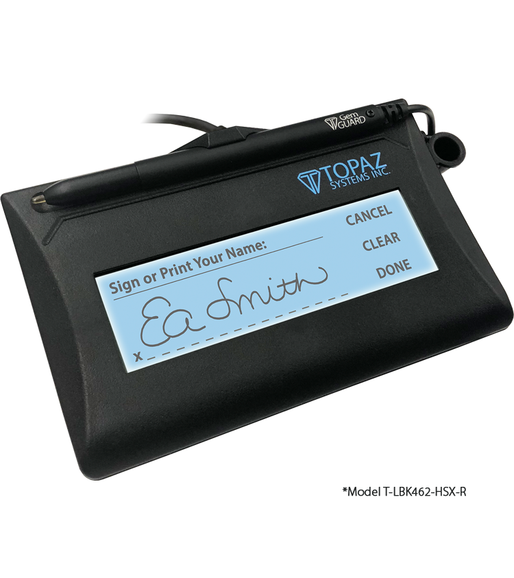 SignatureGem LCD 1x5 Signature Pad - Topaz Systems