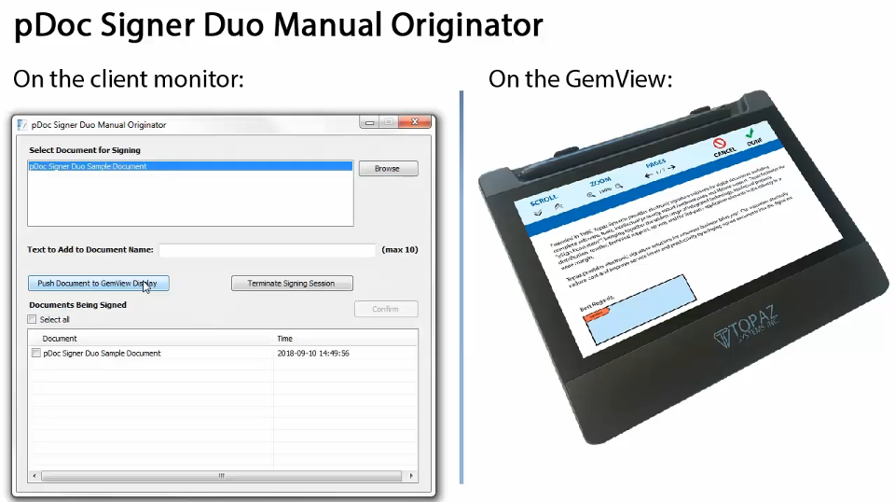 pDoc Signer Duo Video Tutorial